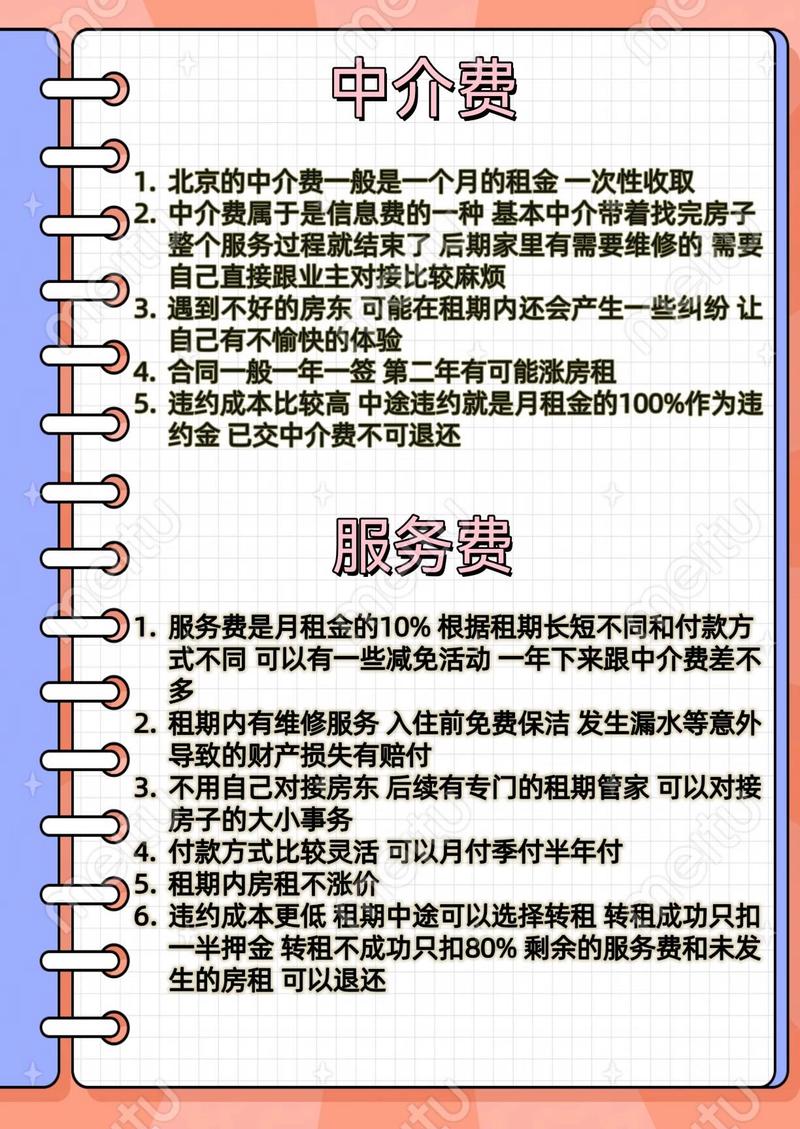 服务费对比